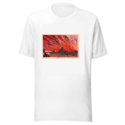 The Great Fire at Ryōgoku Bridge, Viewed from Asakusa Bridge on the 26th of January, 1881 by Kobayashi Kiyochika T-Shirt