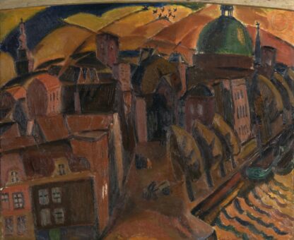 The Green Dome Church in Amsterdam by Gustave De Smet T-Shirt
