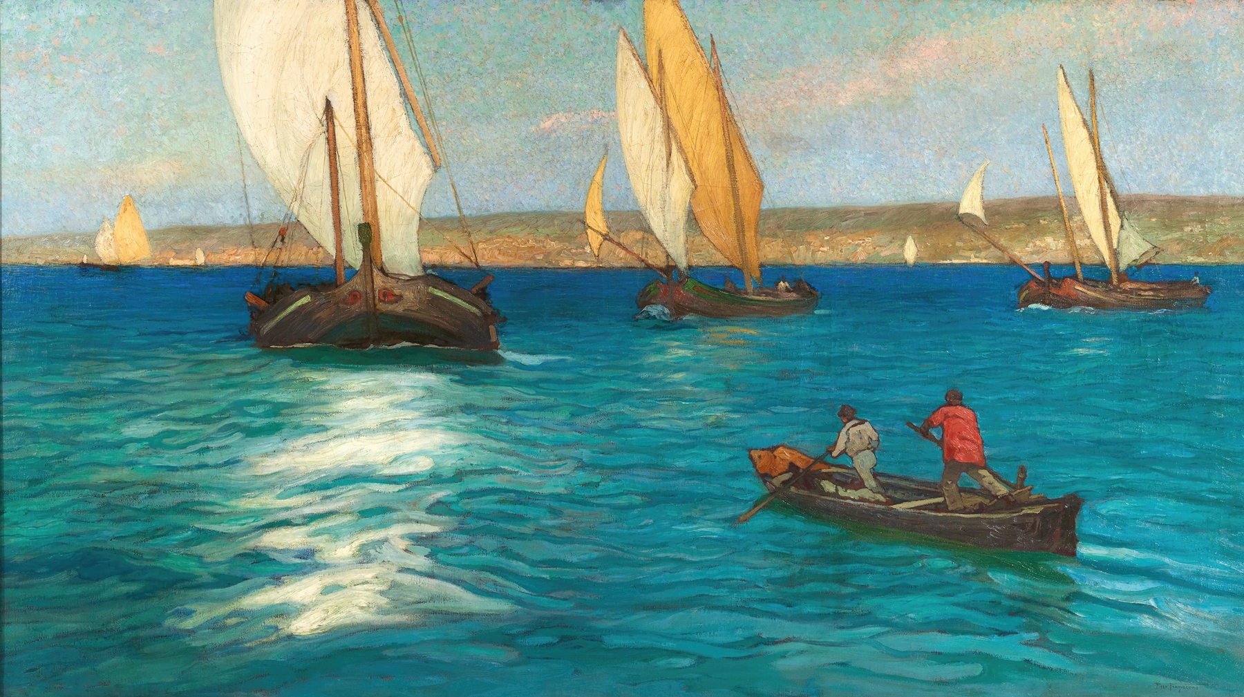 The Gulf of Trieste by Pietro Fragiacomo