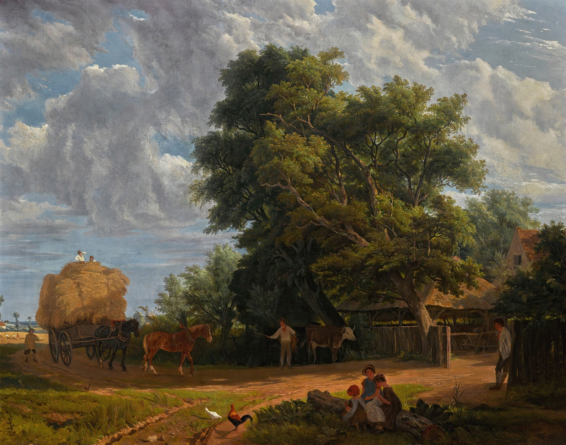 The Haywain by John James Chalon