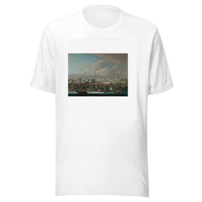 The Hongs of Canton, showing the French, American, British and Dutch flags by Sunqua T-Shirt