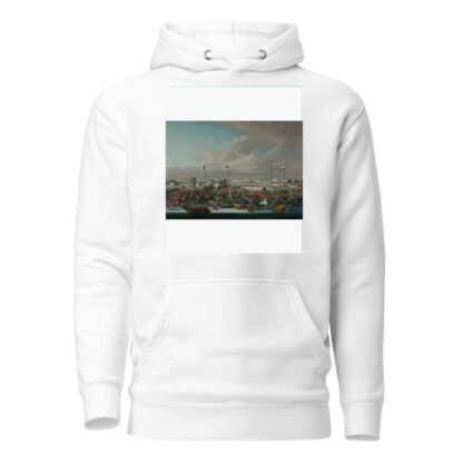 The Hongs of Canton, showing the French, American, British and Dutch flags by Sunqua Hoodie