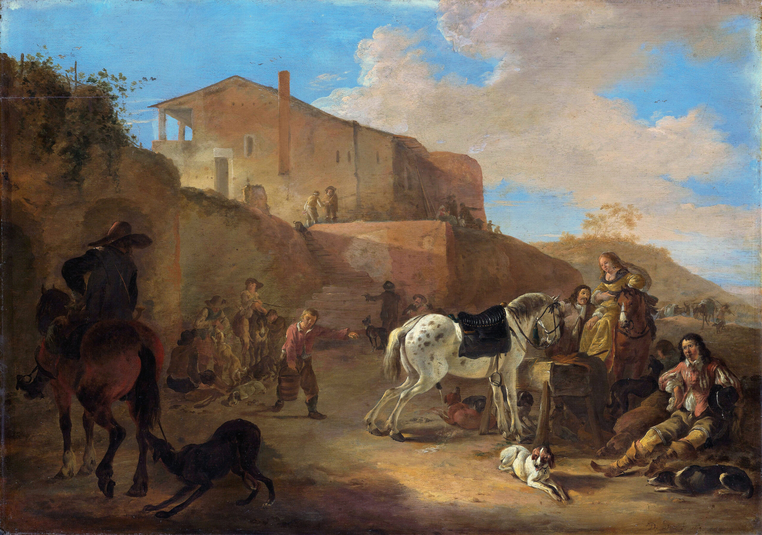 The hunting party by Dirk Stoop