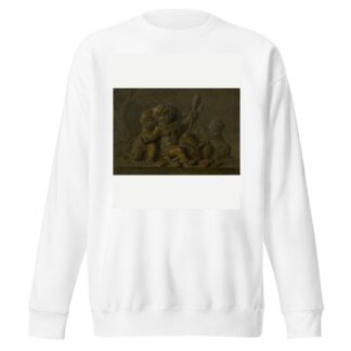 The infant Bacchus and two putti by Piat Joseph Sauvage Sweatshirt