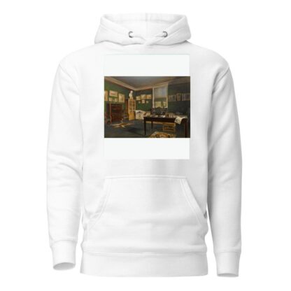 The interior of an artist’s studio by Jean-Jacques Champin Hoodie