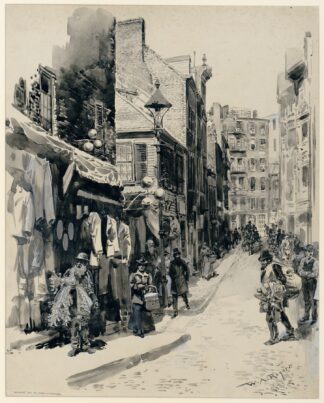 The Jewish Quarter, Boston by William Allen Rogers