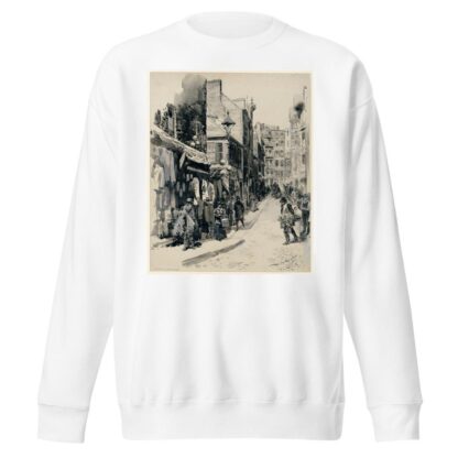 The Jewish Quarter, Boston by William Allen Rogers Sweatshirt