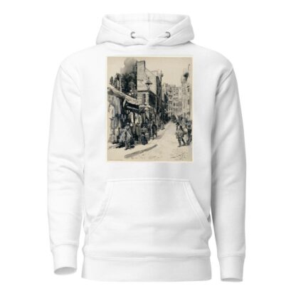 The Jewish Quarter, Boston by William Allen Rogers Hoodie