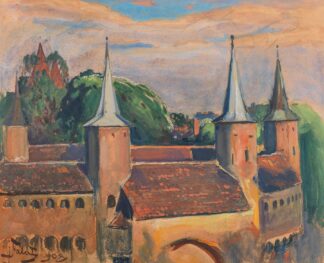 The Kraków Barbican by Julian Falat