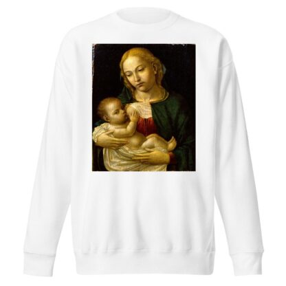 The Madonna del Latte by Ambrogio Bergognone Sweatshirt