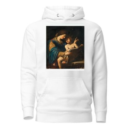 The Madonna teaching the Christ Child to read by Lionello Spada Hoodie