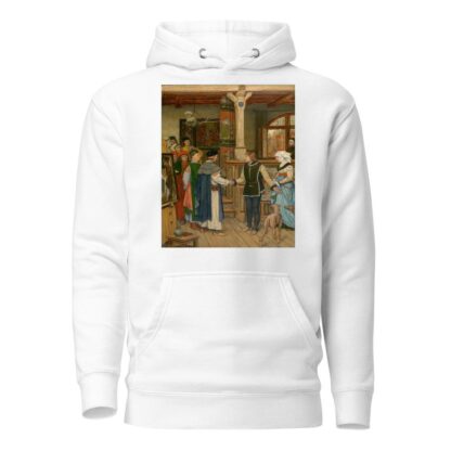 The Magistrates Visit the Workshop of Jan van Eyck by Albert Frans Lieven De Vriendt Hoodie