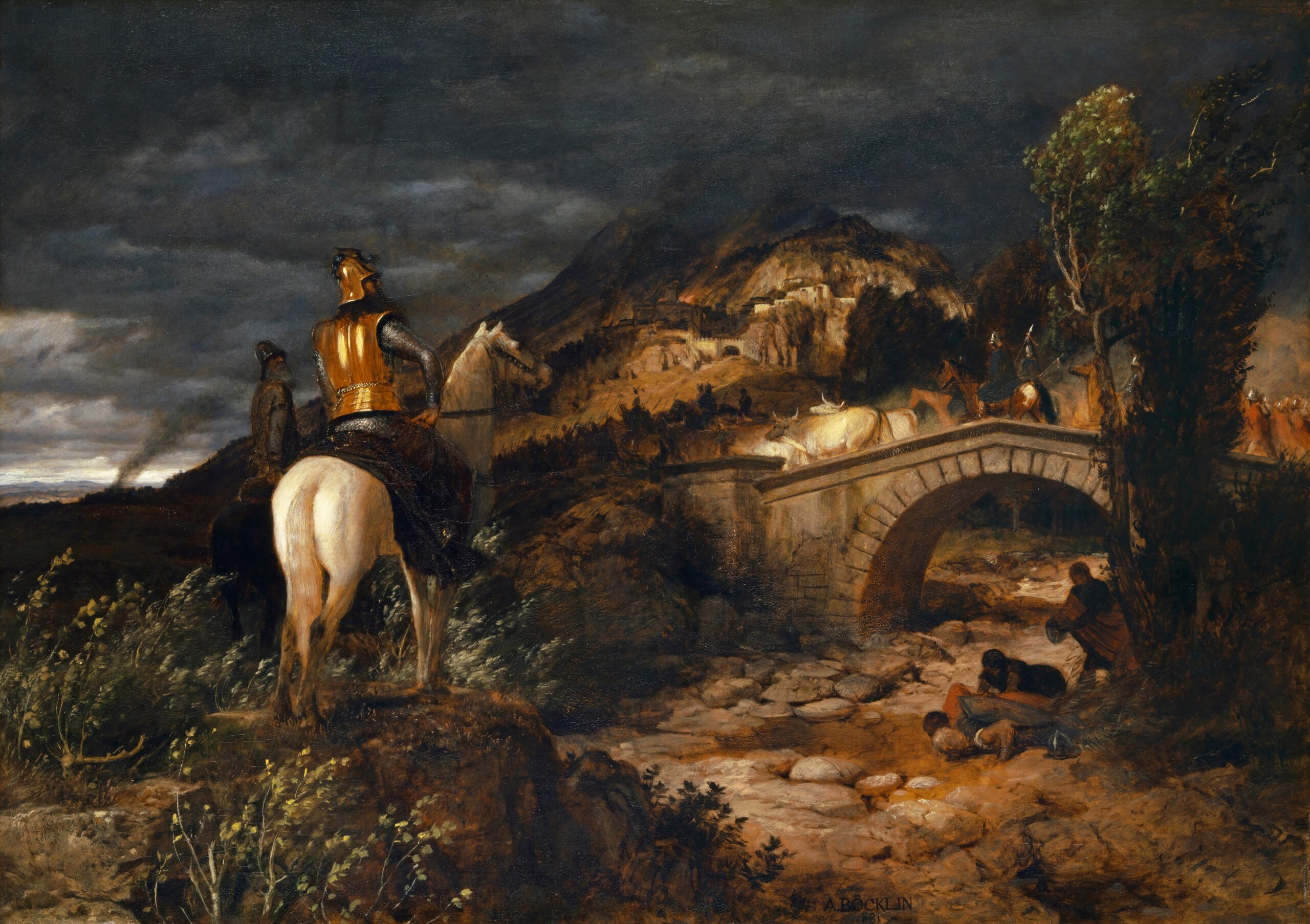 The March of the Goths by Arnold Böcklin