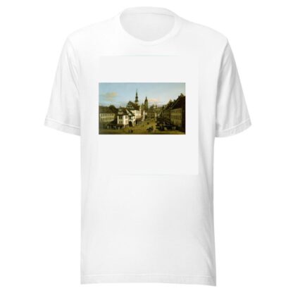 The Marketplace at Pirna by Bernardo Bellotto T-Shirt