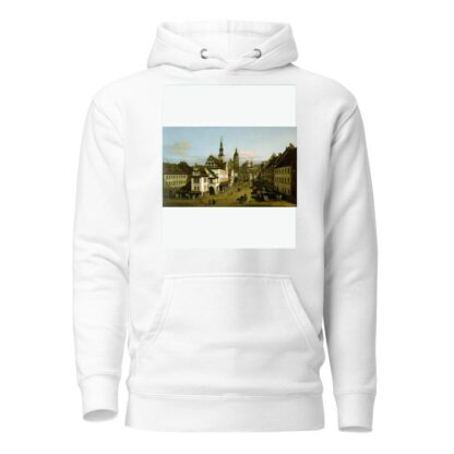 The Marketplace at Pirna by Bernardo Bellotto Hoodie