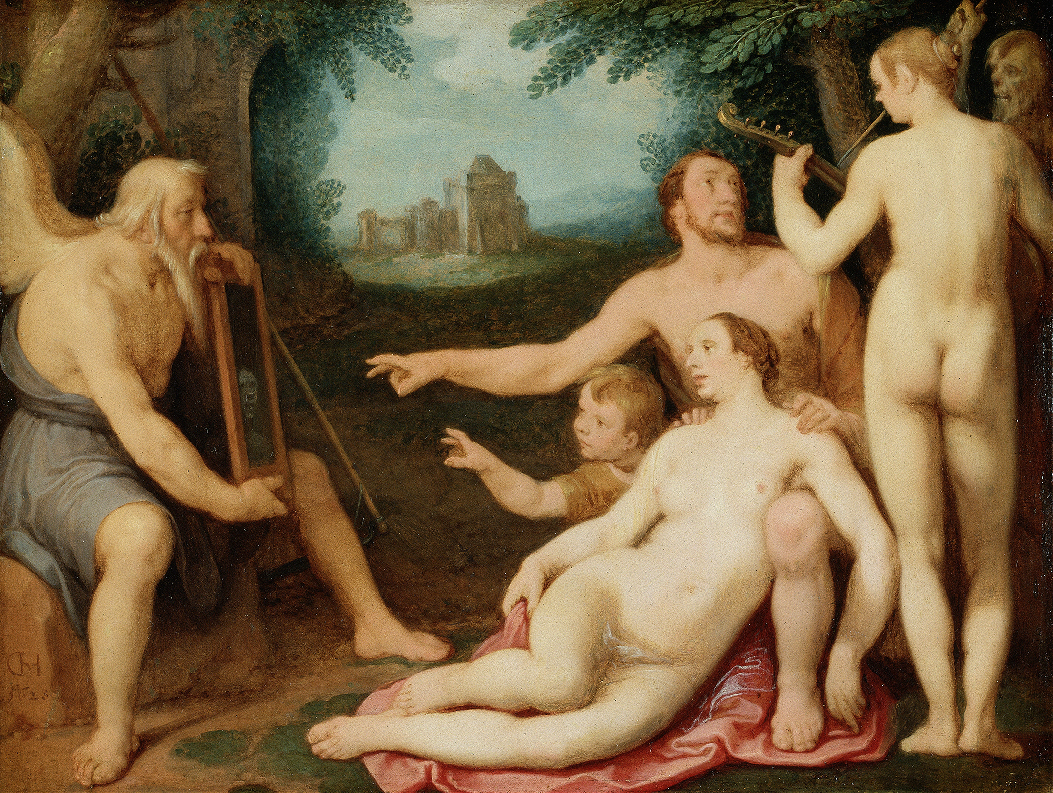 The Mirror of Time by Cornelis Cornelisz Van Haarlem