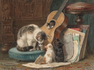 The Musicians by Henriëtte Ronner-Knip