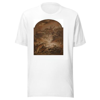 The Nativity With A Hovering Angel by François Boucher T-Shirt