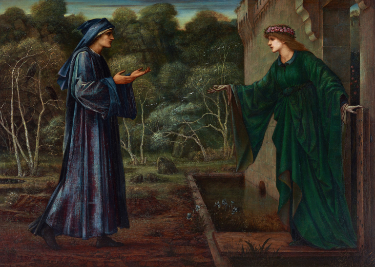 The Pilgrim At The Gate of Idleness by Sir Edward Coley Burne-Jones