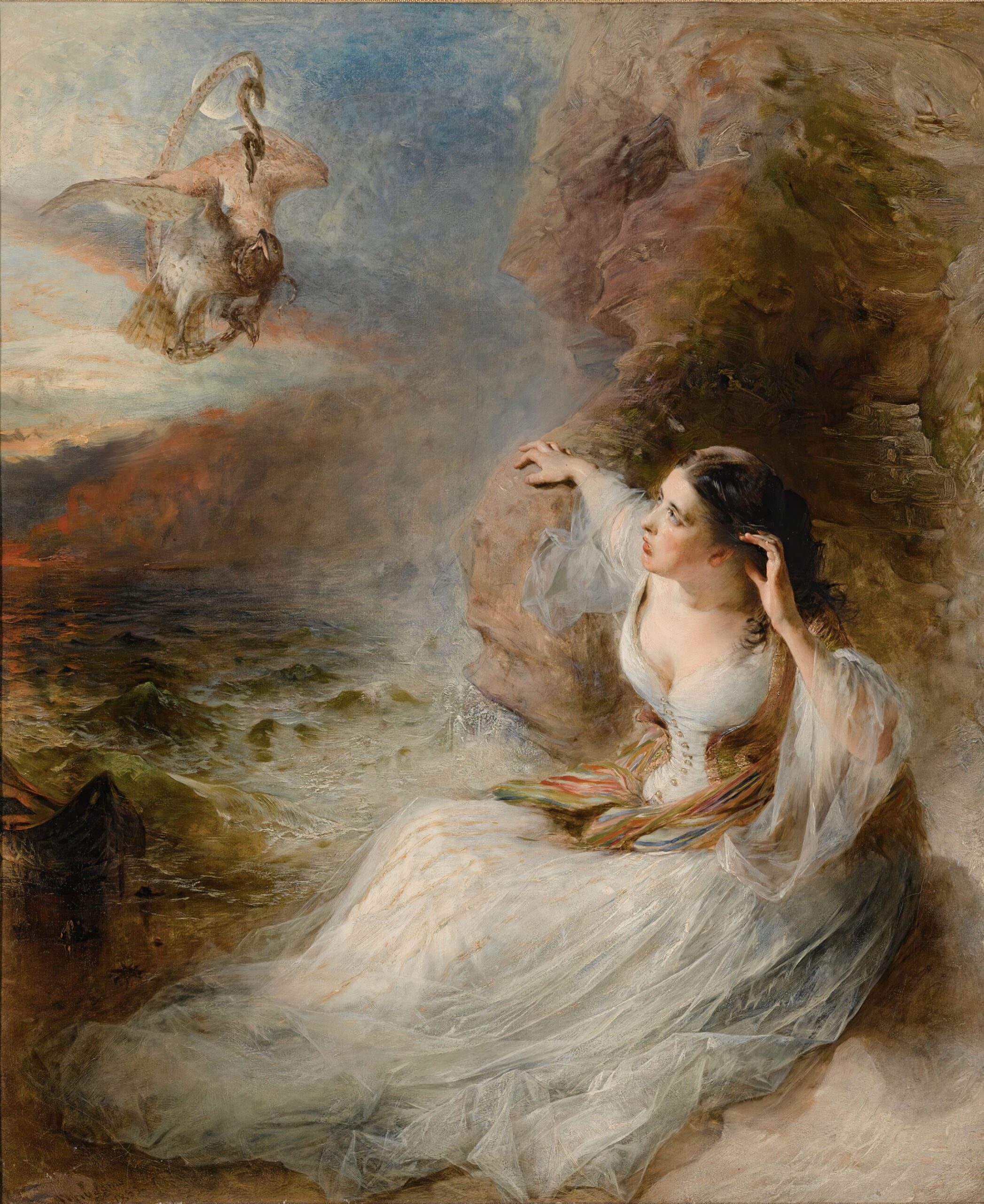 The Poet’s Vision, Canto I, Laon And Cythna by William Huggins