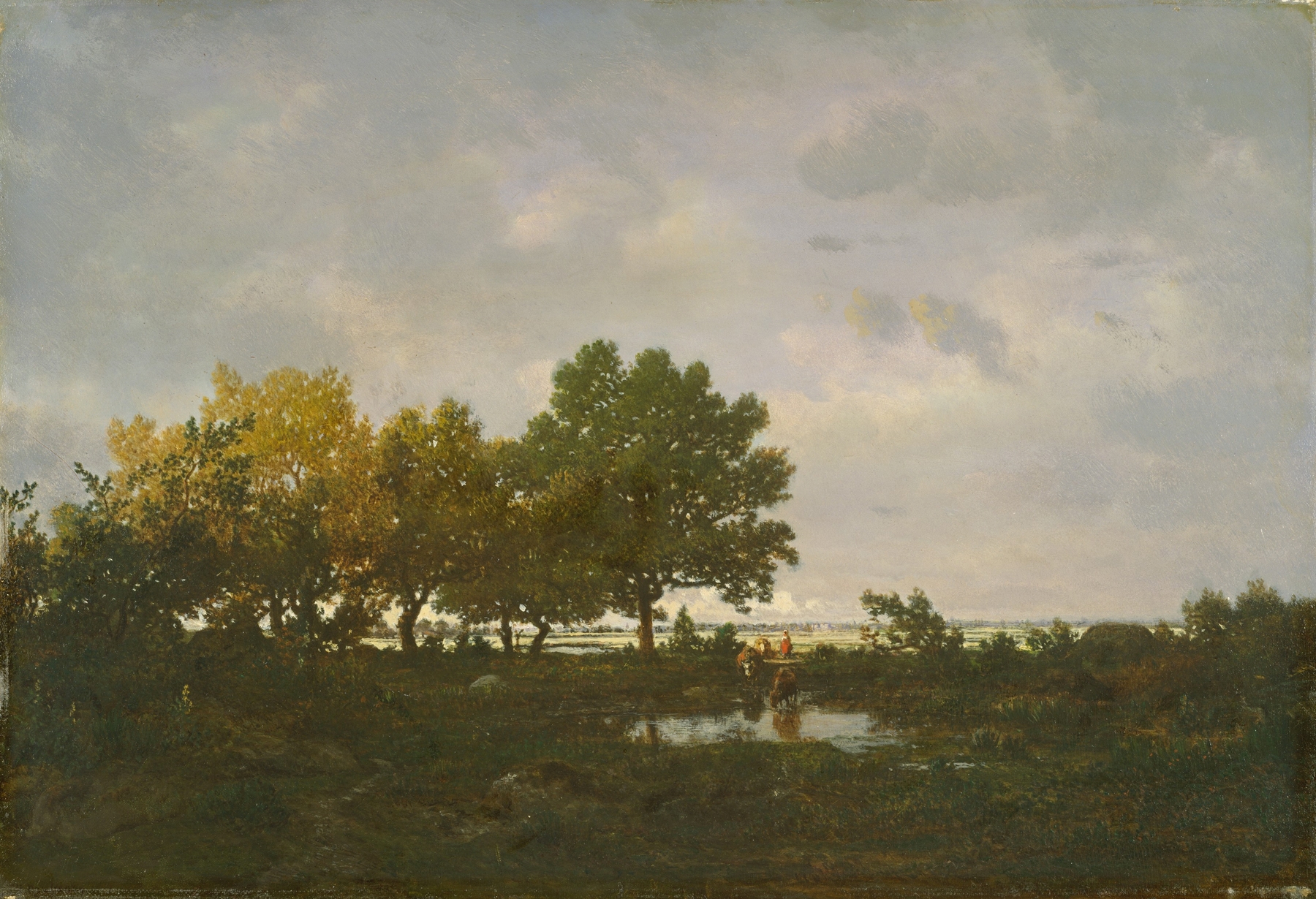 The Pond by Théodore Rousseau