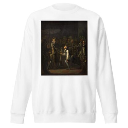 The Potuans are Surprised to see Niels Klim Genuflect in front of the Wise Prince by Nicolai Abildgaard Sweatshirt