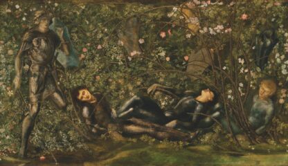 The Prince entering the Briar Wood by Sir Edward Coley Burne-Jones