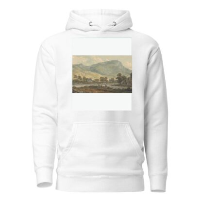 The Priory of Beddgelert, Caernarfonshire by John Warwick Smith Hoodie