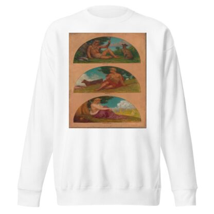 The Progress of Civilization; Hunting, Herding, Agriculture by Kenyon Cox Sweatshirt