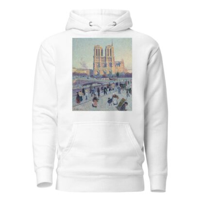 The Quai Saint-Michel and Notre-Dame by Maximilien Luce Hoodie