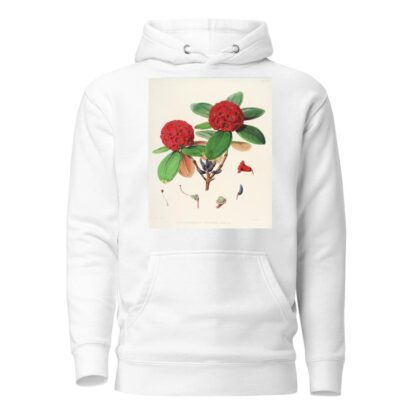 The Rhododendrons of Sikkim-Himalaya Pl.25 by Walter Hood Fitch Hoodie