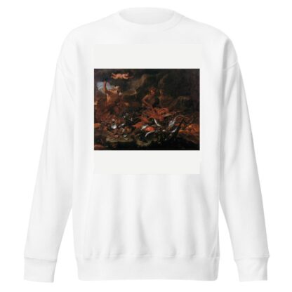 The riches of the sea with Neptune, tritons and two nereids by Luca Giordano Sweatshirt