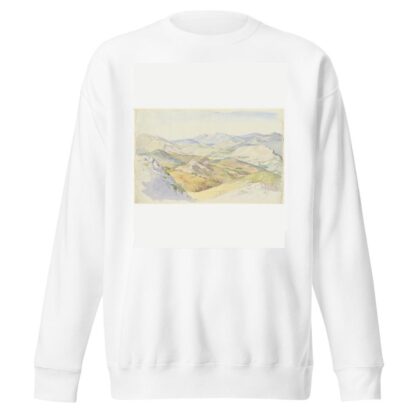 The Sabine Hills and Rocca Santo Stefano Seen from Civitella by Ludwig Deurer Sweatshirt