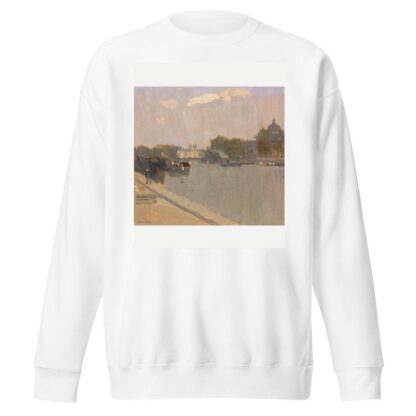 The Seine at Paris by Frank Edwin Scott Sweatshirt