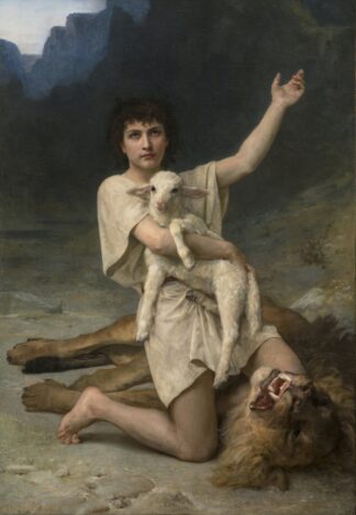 The Shepherd David by Elizabeth Jane Gardner Bouguereau