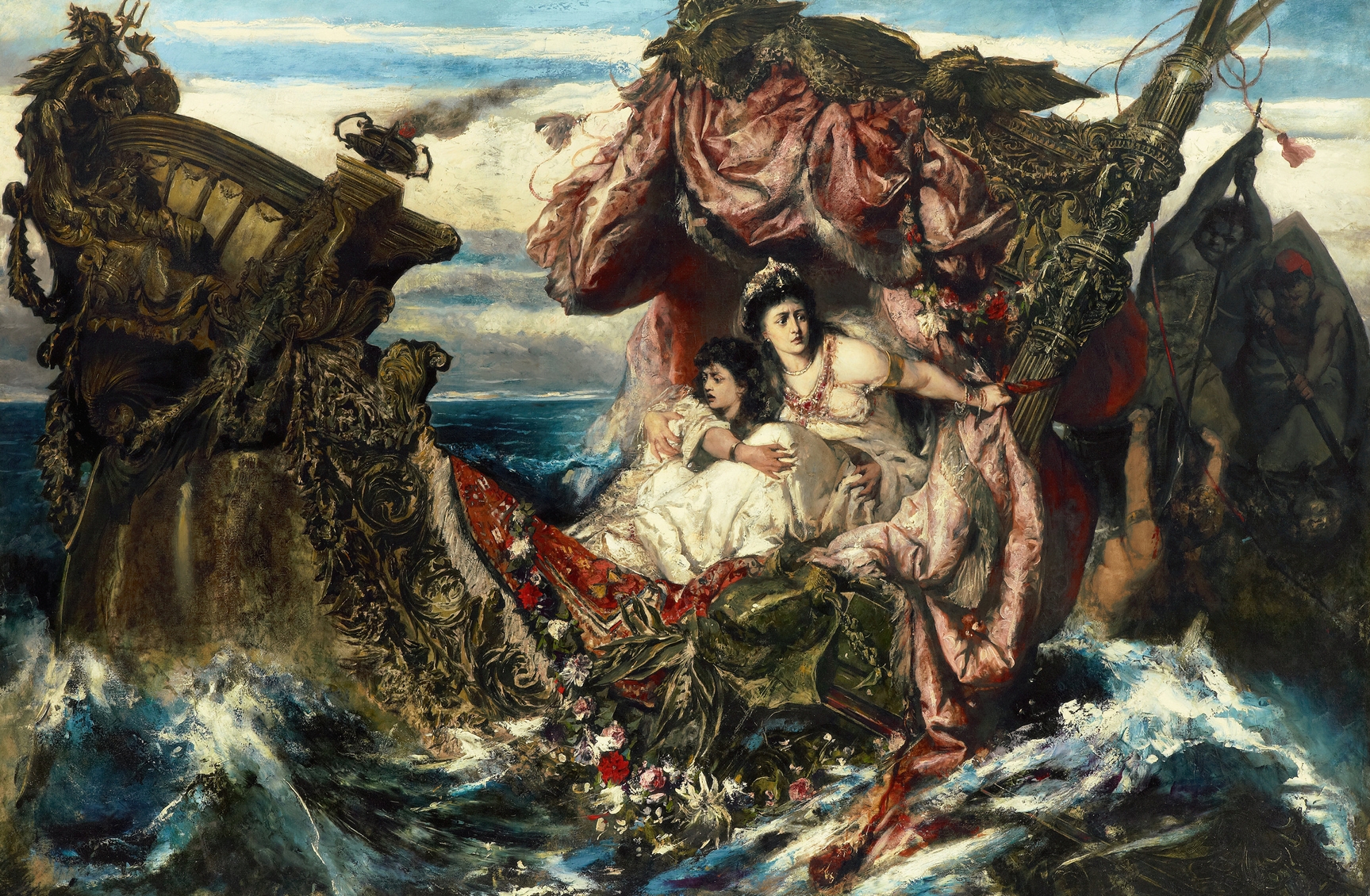 The Shipwreck of Agrippina by Gustav Wertheimer