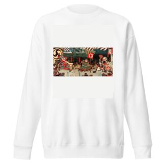 The Siege and Submergence of Takamatsu Castle by Tsukioka Yoshitoshi Sweatshirt