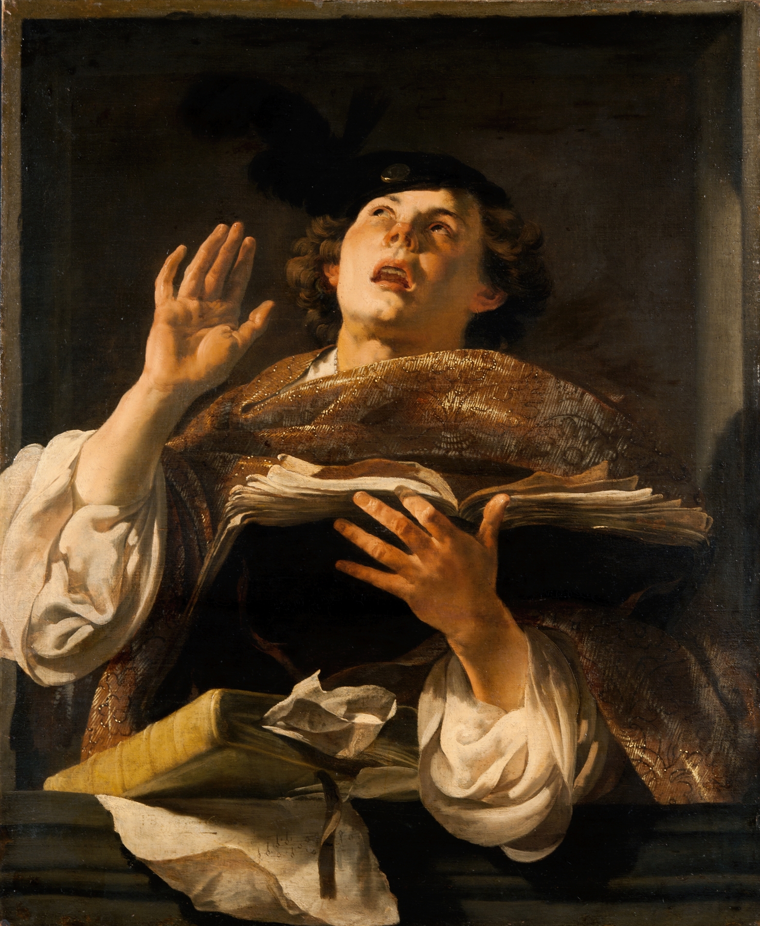 The Singer by Hendrick Ter Brugghen