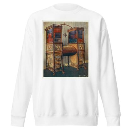 The sisters inlaid double secrétaire and bookcase cabinet by Edwin Foley Sweatshirt
