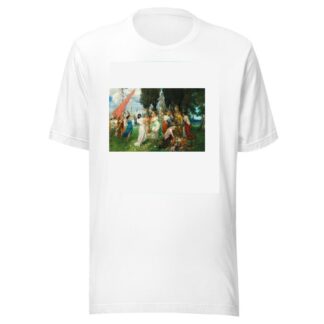 The Spring Festival of Flora before the Acropolis by Ferdinand Leeke T-Shirt