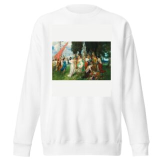 The Spring Festival of Flora before the Acropolis by Ferdinand Leeke Sweatshirt