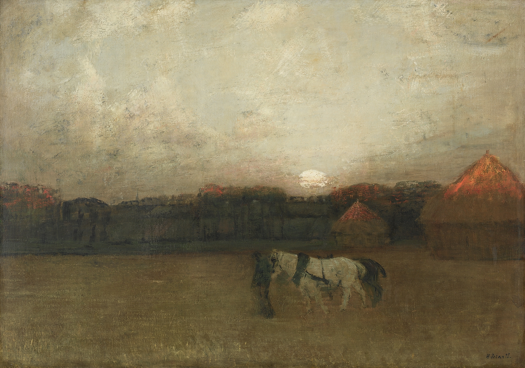 The Stubble Field by Henry Golden Dearth