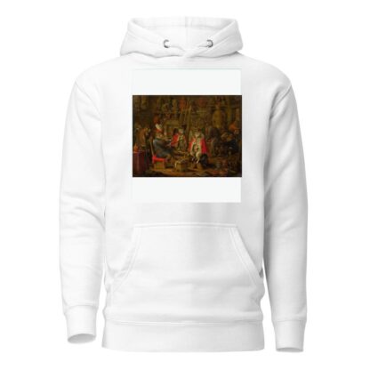 The studio of the monkey painter by Nicolaes van Veerendael Hoodie