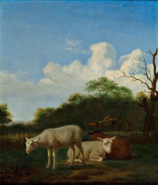 The three sheep by Adriaen van de Velde