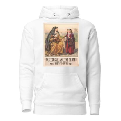 The tongue and the temper by Providence Lith. Co Hoodie
