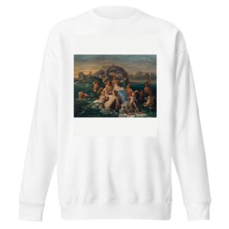 The triumph of Galatea by Jean-Jacques-François Monanteuil Sweatshirt