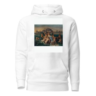 The triumph of Galatea by Jean-Jacques-François Monanteuil Hoodie