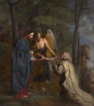 The Virgin saving a Carthusian monk from an ambush by Erasmus Quellinus