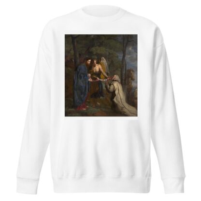 The Virgin saving a Carthusian monk from an ambush by Erasmus Quellinus Sweatshirt