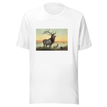 The Wapiti Deer by Joseph Wolf T-Shirt